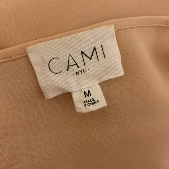 CAMI NYC Flare Lace Sleeve Silk Blouse - Picture 6 of 8